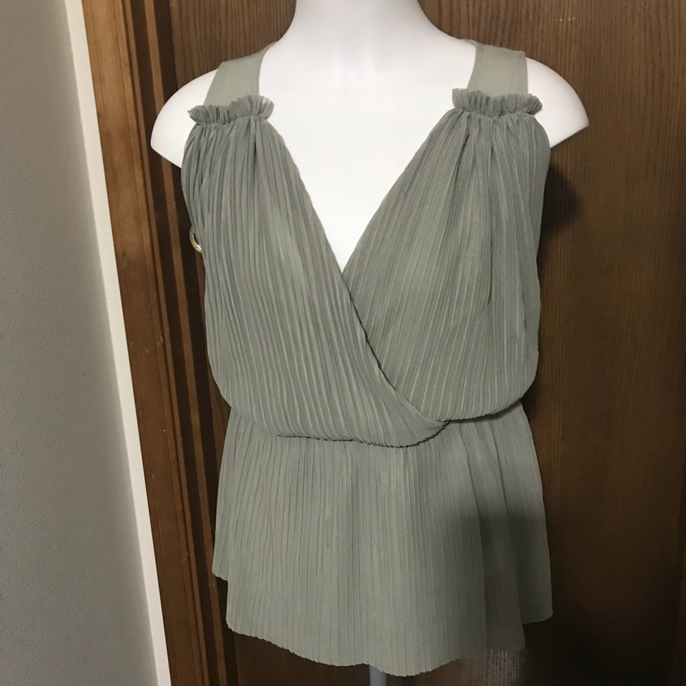 Anthropologie Daletta Peplum Wrap Top